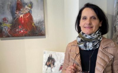 Bergues: le chaos indescriptible sur les toiles de Pierrette Cornu à la galerie Paragone